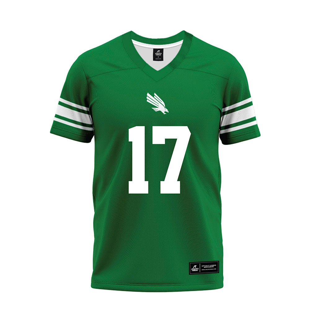 North Texas - NCAA Football : Drew Mestemaker - Green Premium Football Jersey