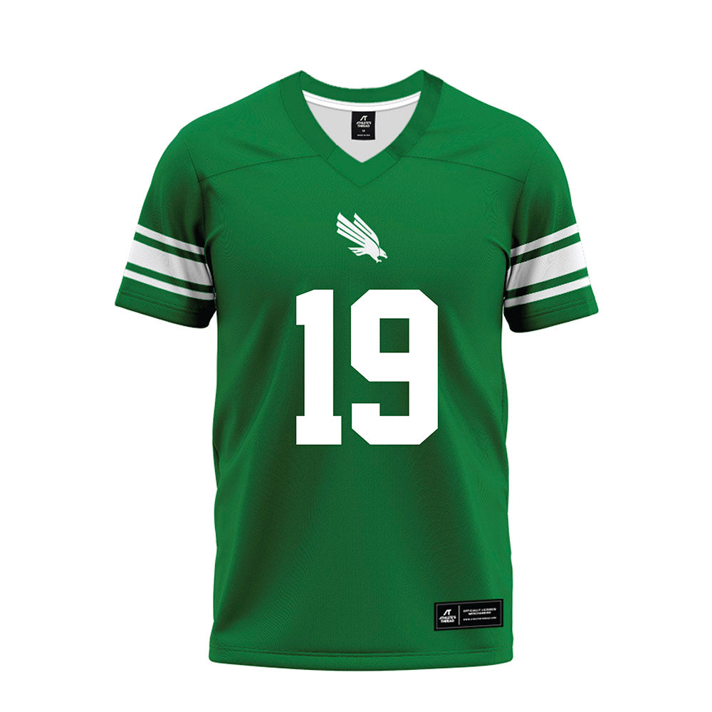 North Texas - NCAA Football : Victor Aderungboye - Green Premium Football Jersey