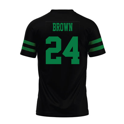 North Texas - NCAA Football : Chavez Brown - Black Premium Football Jersey