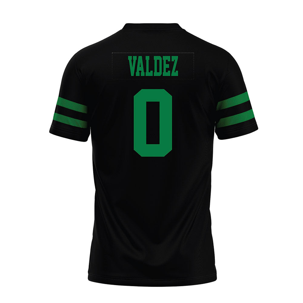 North Texas - NCAA Football : Cam'Ron Valdez - Black Premium Football Jersey