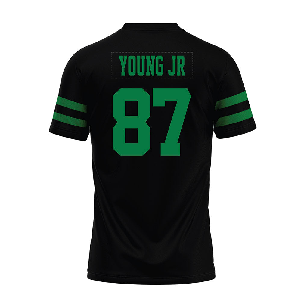 North Texas - NCAA Football : Brandon Young Jr - Black Premium Football Jersey