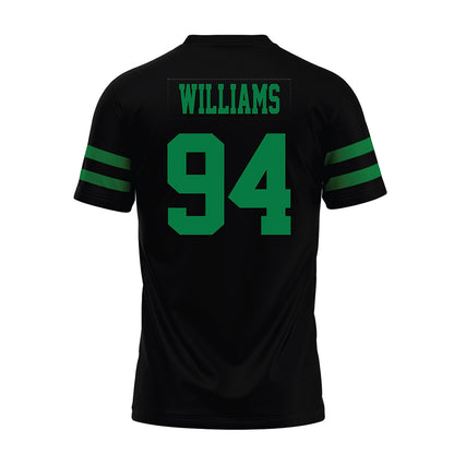 North Texas - NCAA Football : Jayden Williams - Black Premium Football Jersey-1