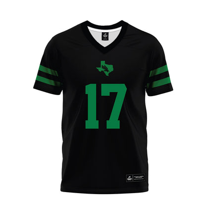 North Texas - NCAA Football : Taylor Starling - Black Premium Football Jersey