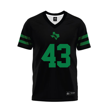 North Texas - NCAA Football : Anthony Benford - Black Premium Football Jersey-0