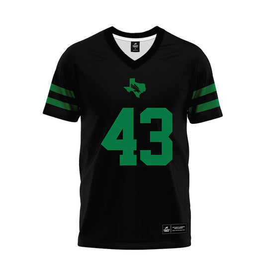 North Texas - NCAA Football : Anthony Benford - Black Premium Football Jersey-0