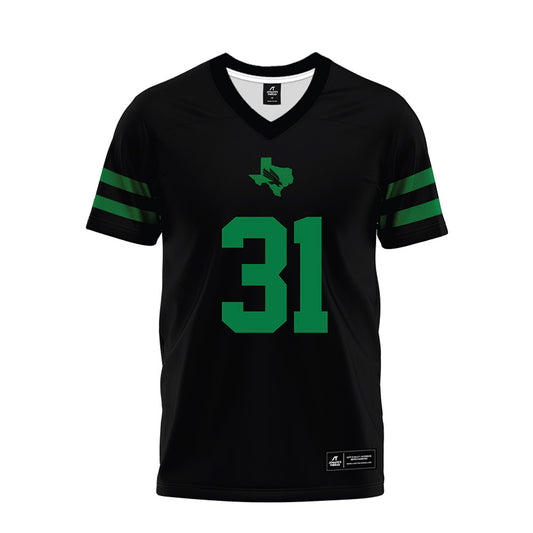 North Texas - NCAA Football : Shane Porter - Black Premium Football Jersey