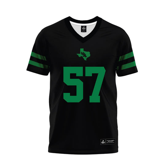 North Texas - NCAA Football : Chandler Strong - Black Premium Football Jersey-0
