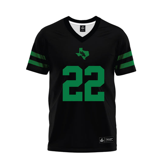 North Texas - NCAA Football : Landon Sides - Black Premium Football Jersey