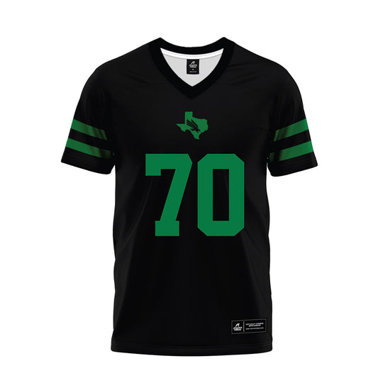 North Texas - NCAA Football : Isaac Sohn - Black Premium Football Jersey