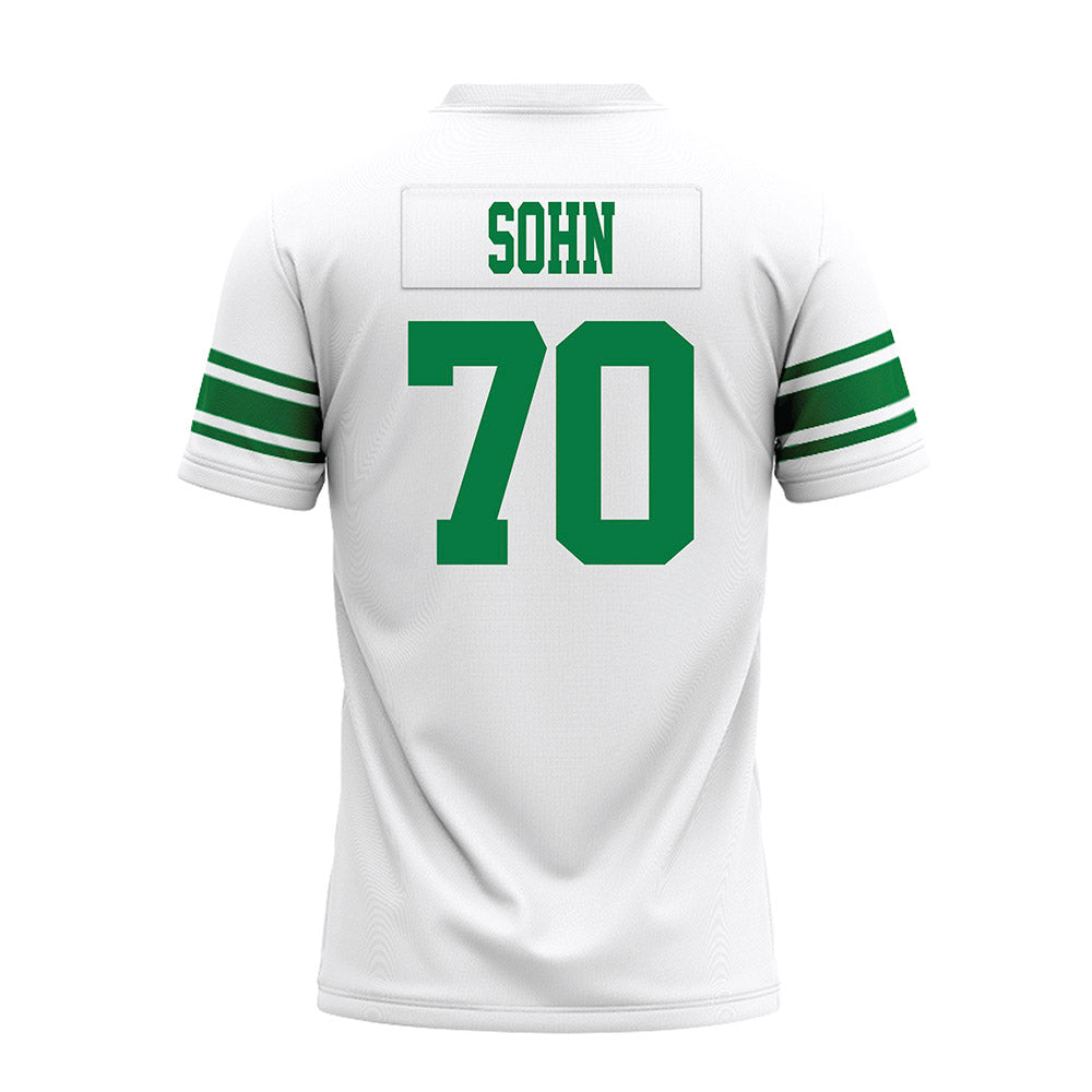 North Texas - NCAA Football : Isaac Sohn - White Premium Football Jersey