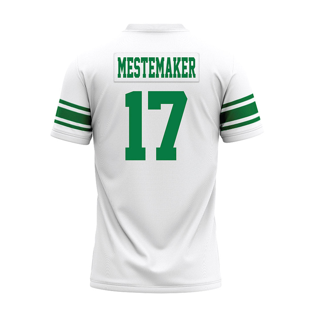North Texas - NCAA Football : Drew Mestemaker - White Premium Football Jersey