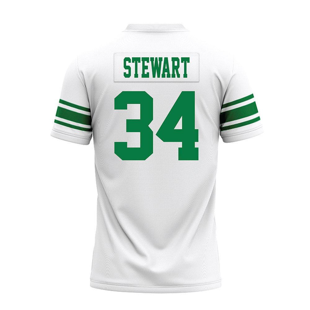 North Texas - NCAA Football : Lane Stewart - White Premium Football Jersey