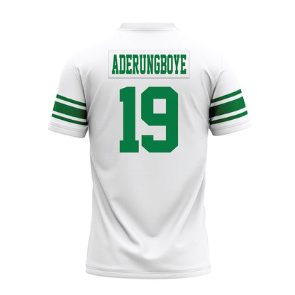 North Texas - NCAA Football : Victor Aderungboye - White Premium Football Jersey