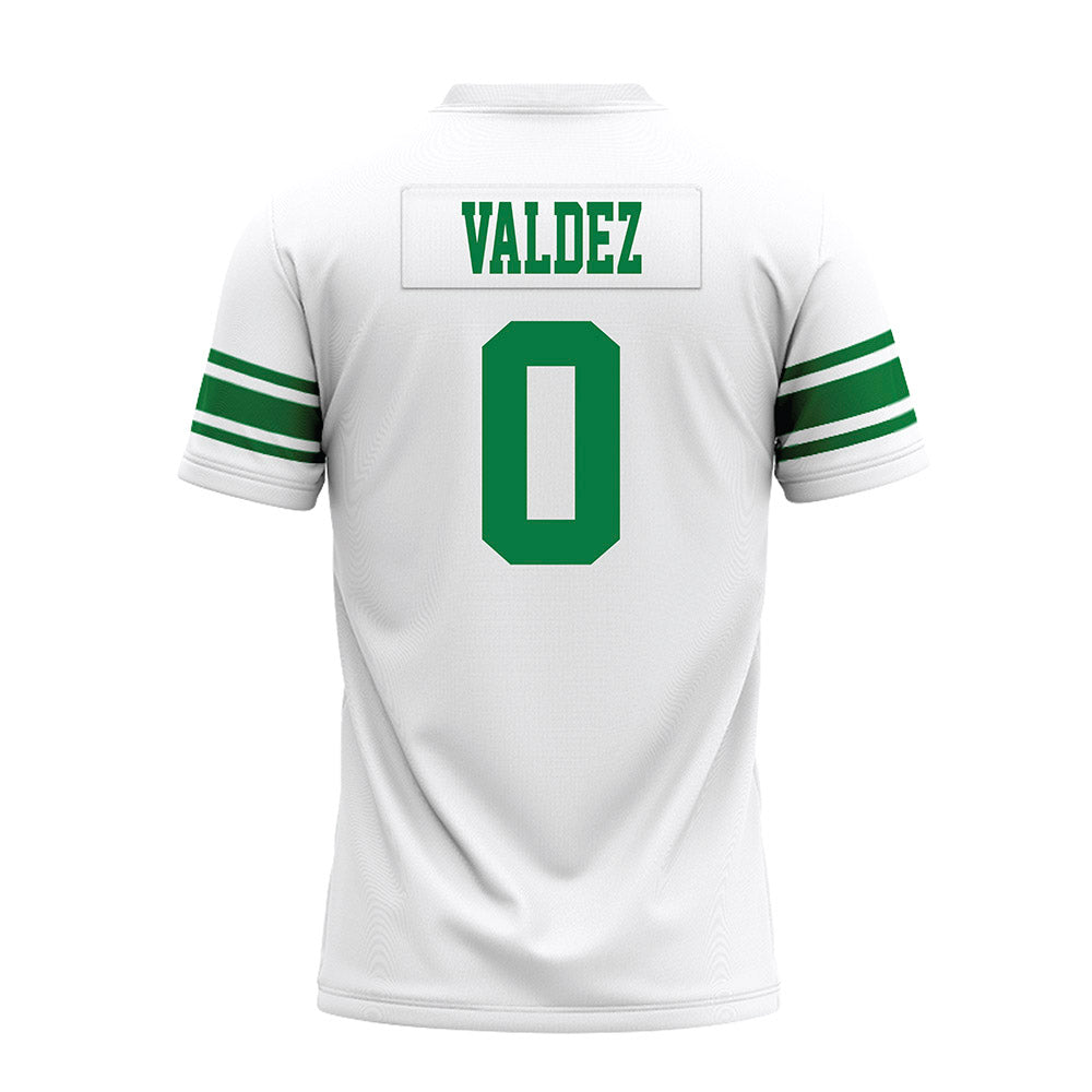 North Texas - NCAA Football : Cam'Ron Valdez - White Premium Football Jersey