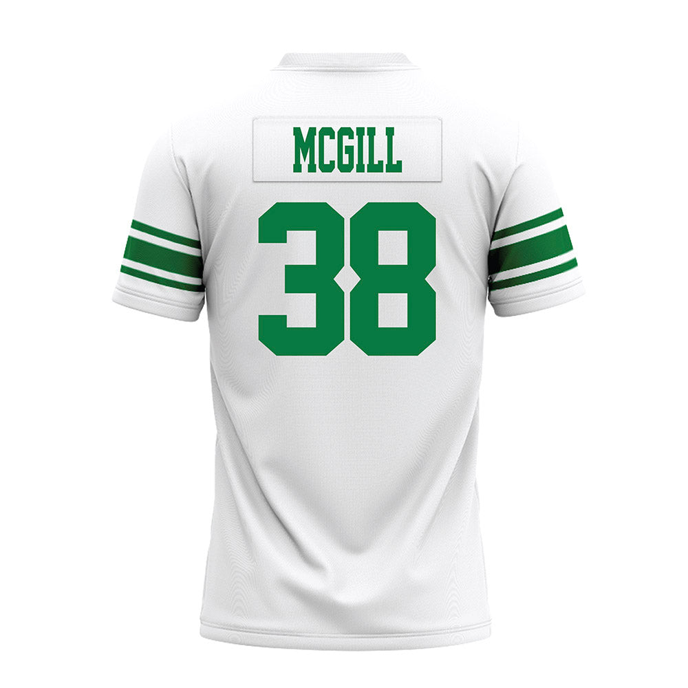 North Texas - NCAA Football : Makenzie Mcgill - White Premium Football Jersey-1