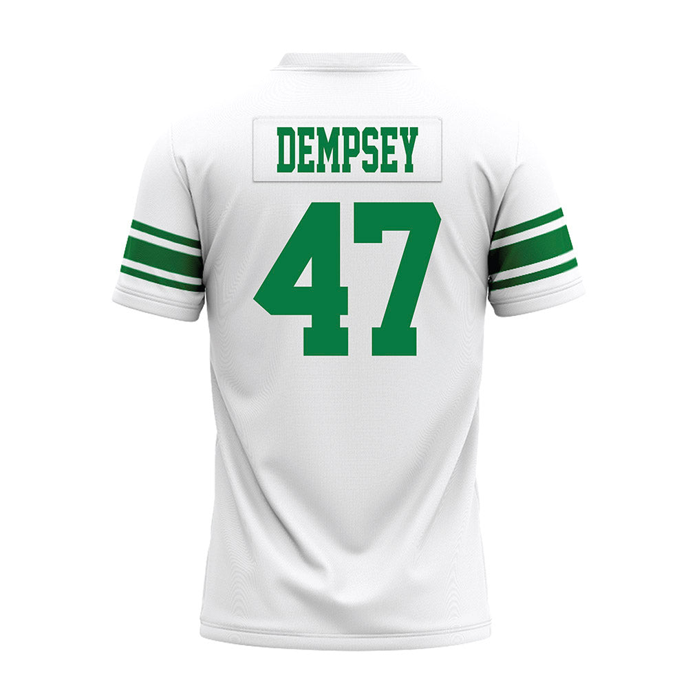 North Texas - NCAA Football : Harrison Dempsey - White Premium Football Jersey