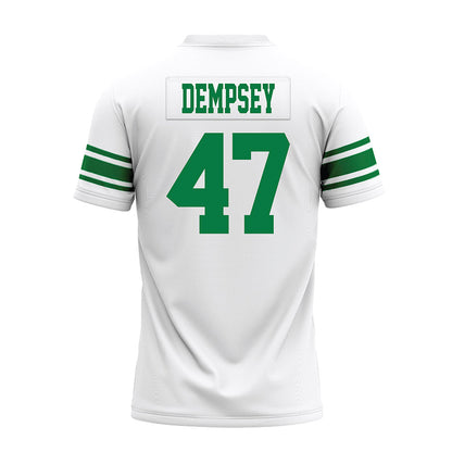 North Texas - NCAA Football : Harrison Dempsey - White Premium Football Jersey