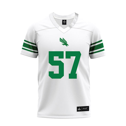 North Texas - NCAA Football : Chandler Strong - White Premium Football Jersey-0
