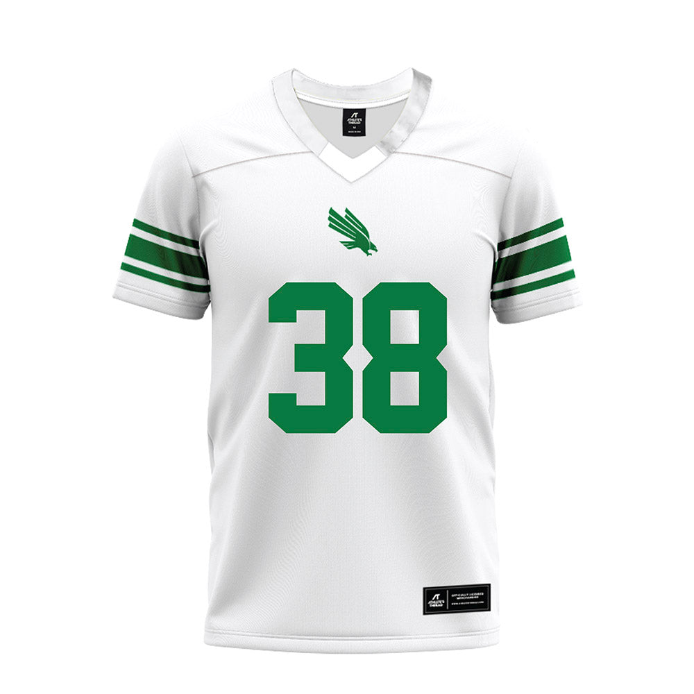 North Texas - NCAA Football : Makenzie Mcgill - White Premium Football Jersey-0