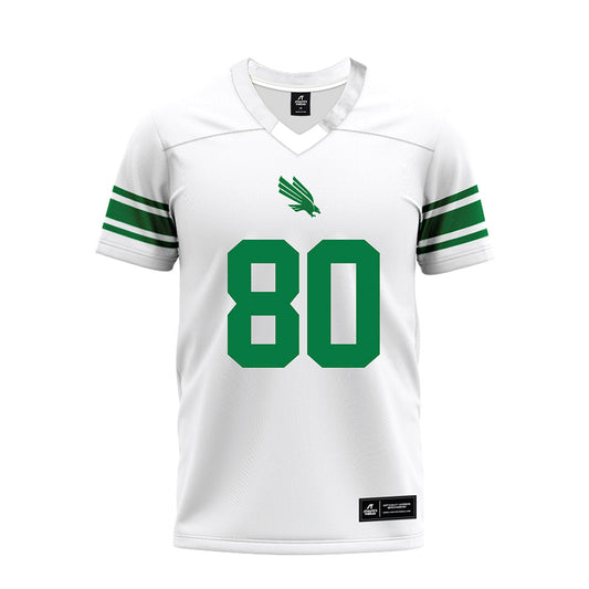 North Texas - NCAA Football : Baron Tipton - White Premium Football Jersey
