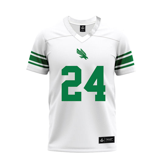 North Texas - NCAA Football : Chavez Brown - White Premium Football Jersey