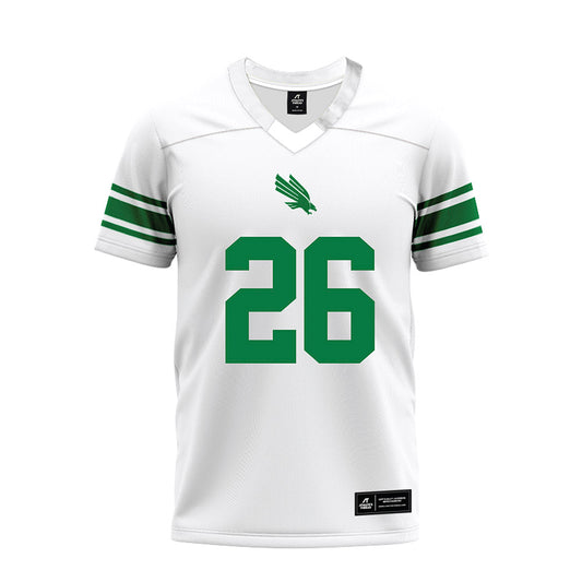 North Texas - NCAA Football : smaje burrell - White Premium Football Jersey-0