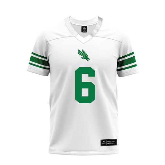 North Texas - NCAA Football : Trey Fields - White Premium Football Jersey-0