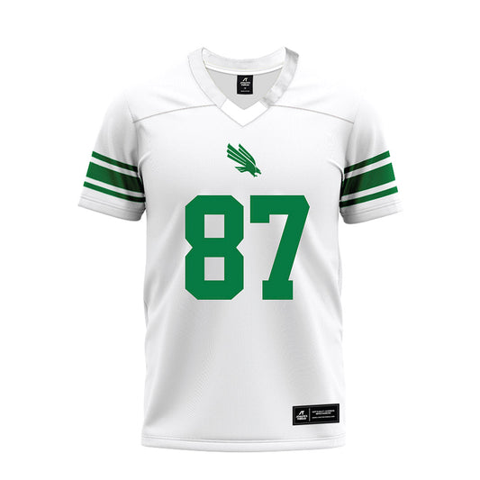 North Texas - NCAA Football : Brandon Young Jr - White Premium Football Jersey