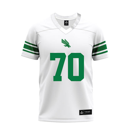 North Texas - NCAA Football : Isaac Sohn - White Premium Football Jersey