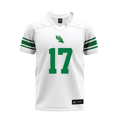 North Texas - NCAA Football : Drew Mestemaker - White Premium Football Jersey