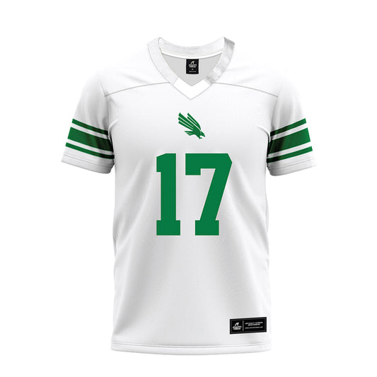North Texas - NCAA Football : Drew Mestemaker - White Premium Football Jersey