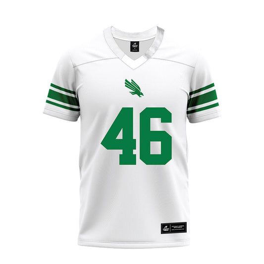North Texas - NCAA Football : Keelene Bradley - White Premium Football Jersey-0