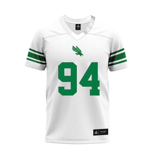North Texas - NCAA Football : Jayden Williams - White Premium Football Jersey-0
