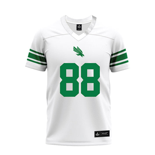 North Texas - NCAA Football : Xzavior Kautai - White Premium Football Jersey