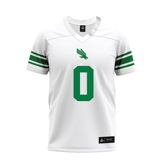 North Texas - NCAA Football : Makenzie Mcgill II - White Premium Football Jersey-0