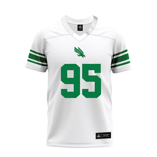 North Texas - NCAA Football : Rudy Vargas - White Premium Football Jersey-0