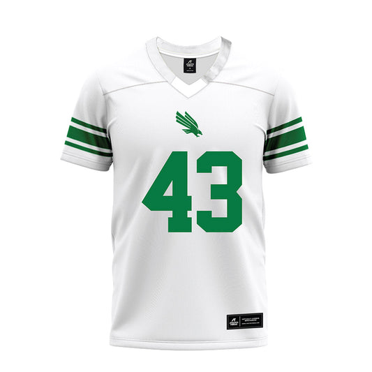 North Texas - NCAA Football : Anthony Benford - White Premium Football Jersey-0