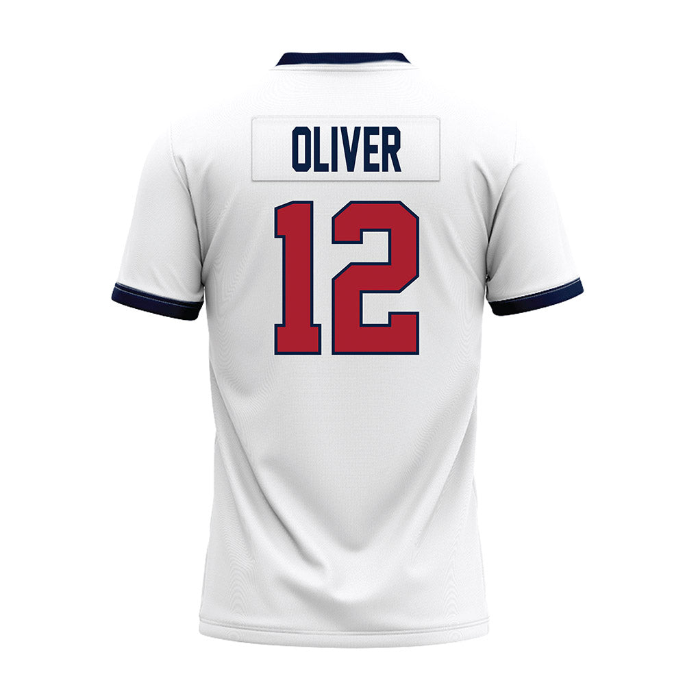 Liberty - NCAA Football : Alex Oliver - White Premium Football Jersey