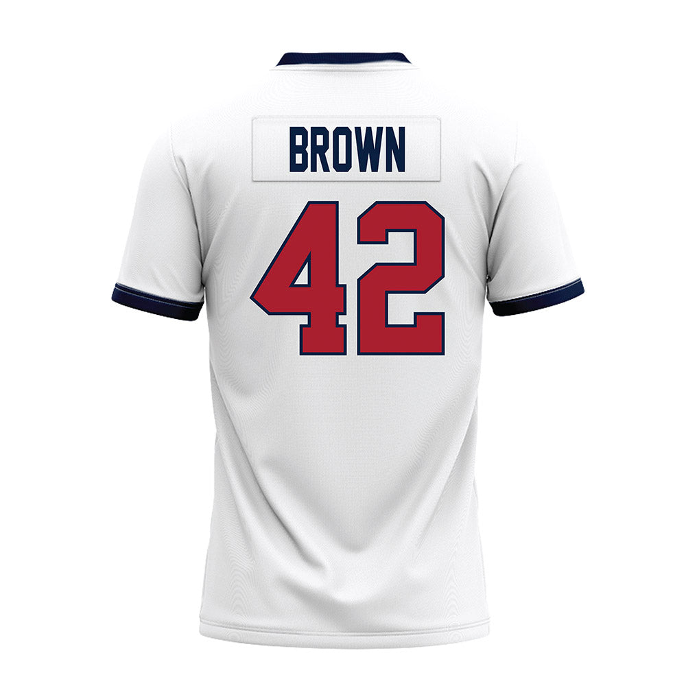 Liberty - NCAA Football : Nicholas Brown - White Premium Football Jersey