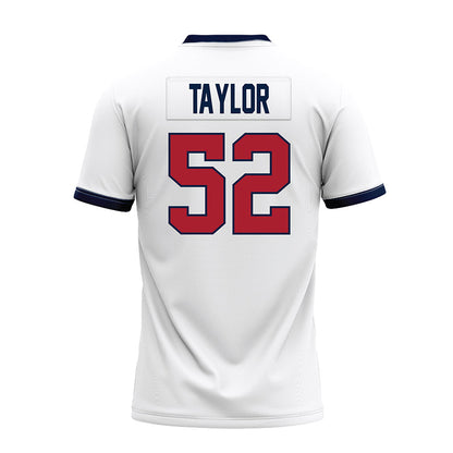 Liberty - NCAA Football : Jacob Taylor - White Premium Football Jersey-1