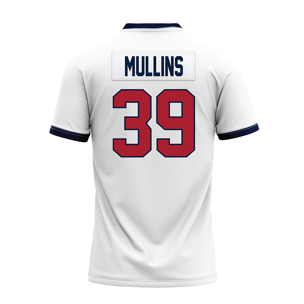 Liberty - NCAA Football : Dylan Mullins - White Premium Football Jersey