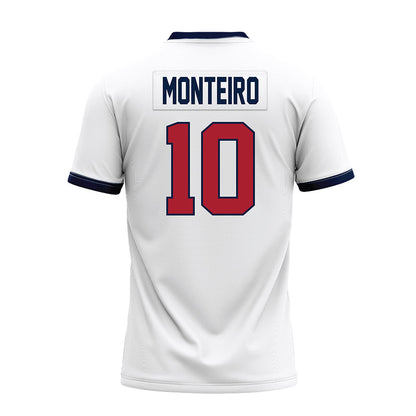 Liberty - NCAA Football : Jonathan Monteiro - White Premium Football Jersey-1