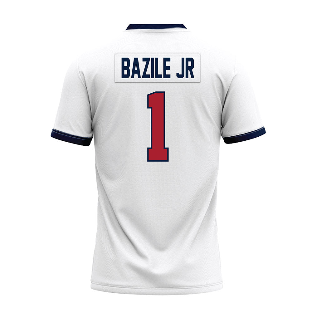 Liberty - NCAA Football : CJ Bazile Jr - White Premium Football Jersey-1