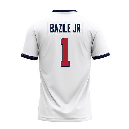 Liberty - NCAA Football : CJ Bazile Jr - White Premium Football Jersey-1