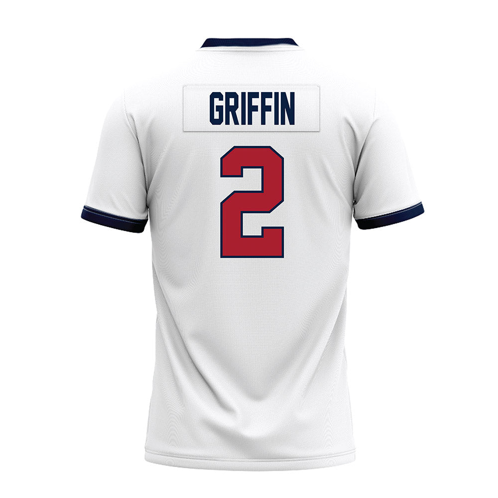 Liberty - NCAA Football : Eldric Griffin - White Premium Football Jersey