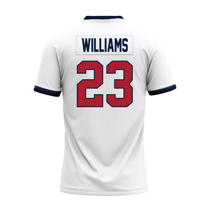 Liberty - NCAA Football : Caden Williams - White Premium Football Jersey