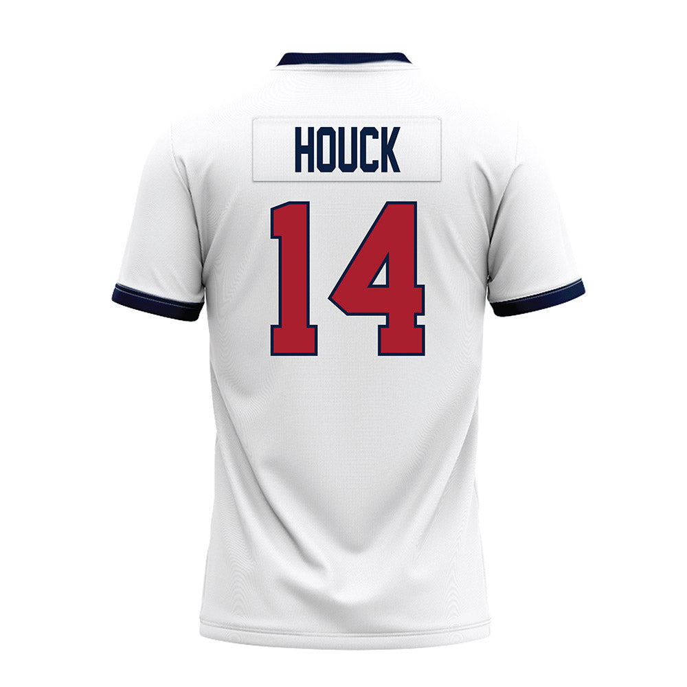 Liberty - NCAA Football : Ethan Houck - White Premium Football Jersey-1