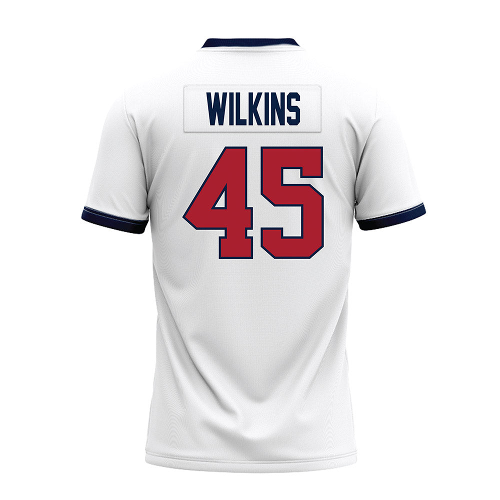 Liberty - NCAA Football : Ryan Wilkins - White Premium Football Jersey