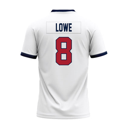 Liberty - NCAA Football : Woodrow Lowe - White Premium Football Jersey