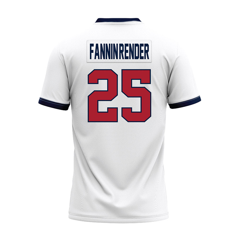 Liberty - NCAA Football : Malachi Fannin-Render - White Premium Football Jersey-1
